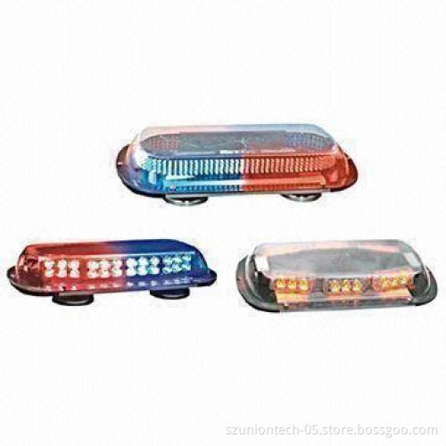 Low-profile LED Warning Minibar with PC Dome and 0.5 to 1.0W Power